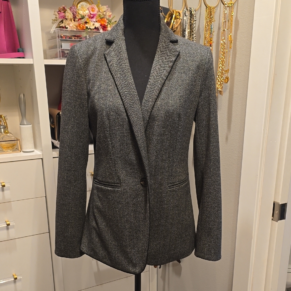 Ann Taylor Charcoal Blazer
